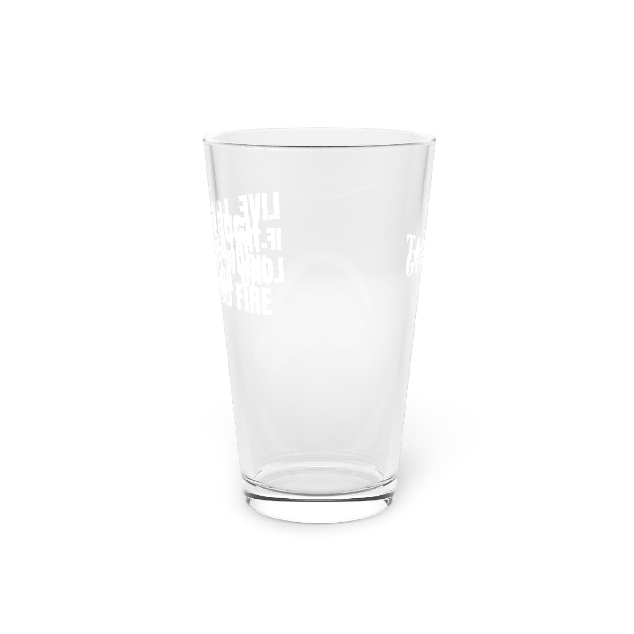 LIVE LOVE LAUGH Pint Glass, 16oz