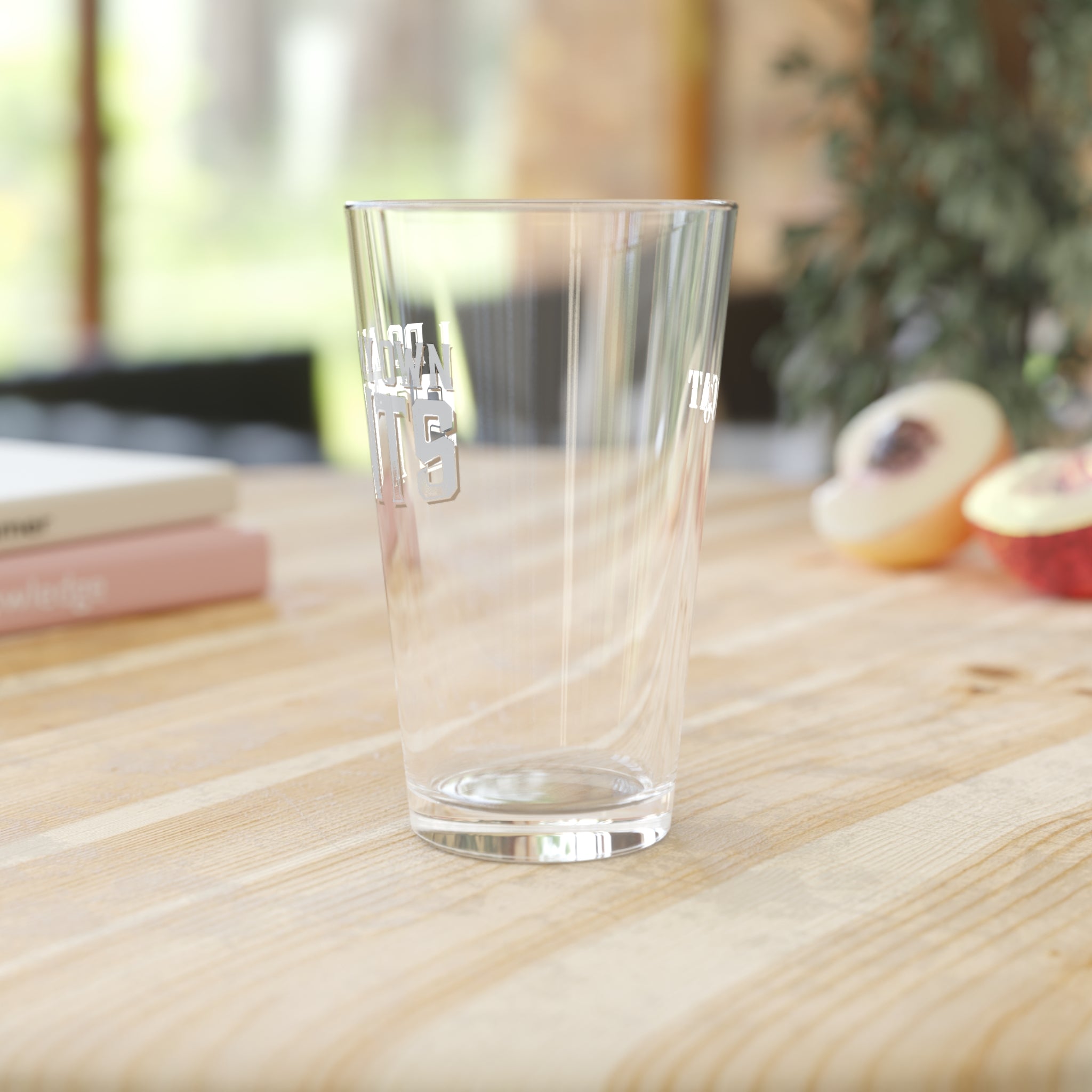 Printify Do All my own stunts Pint Glass, 16oz