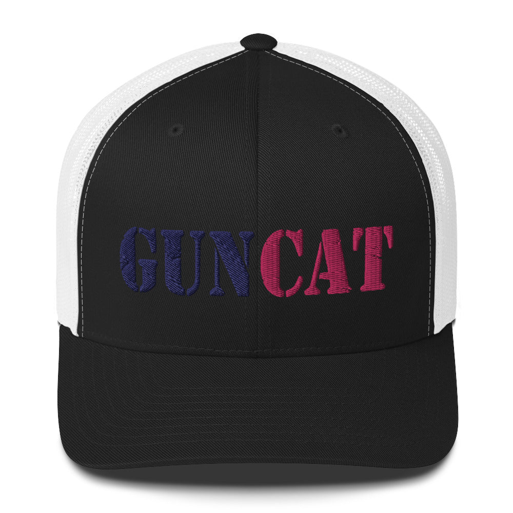 Gun Cat Trucker Cap