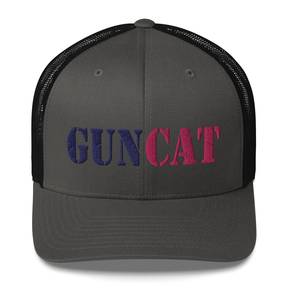 Gun Cat Trucker Cap