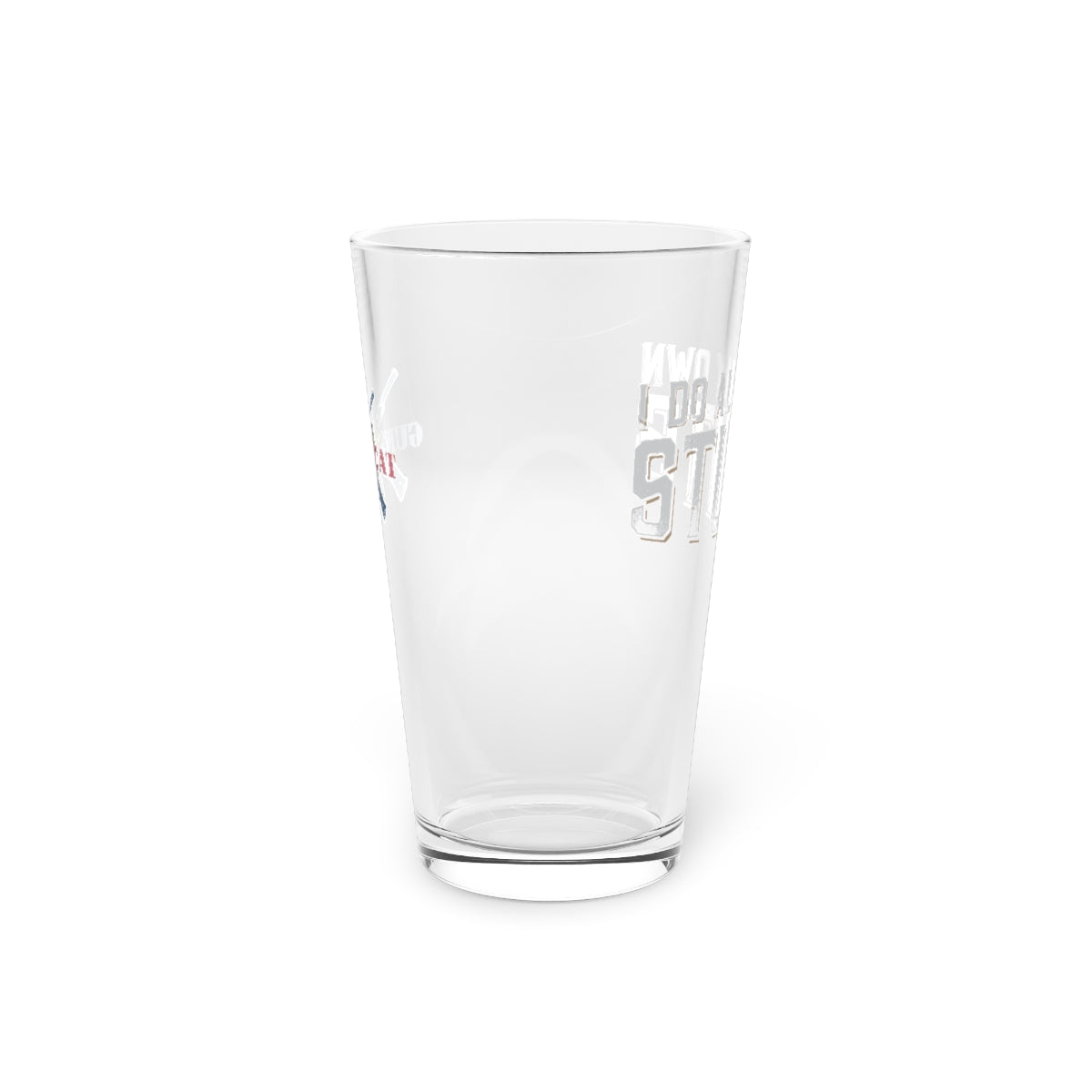 I Do All My Own Stunts! 16oz Pint Glass