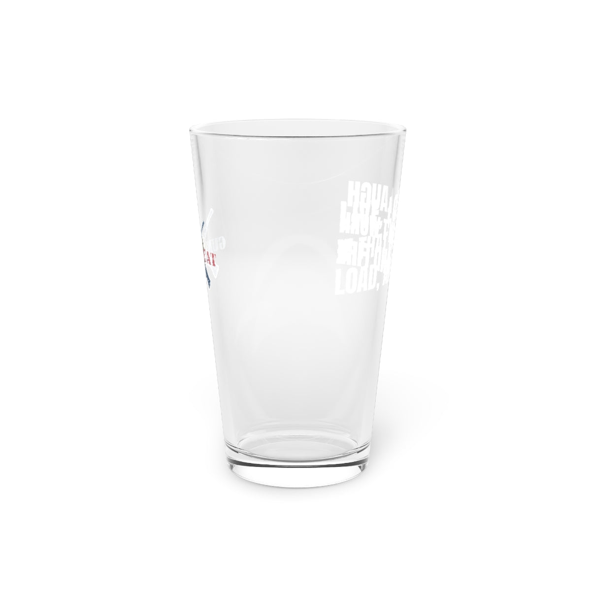 Live, Love, Laugh!  Pint Glass, 16oz